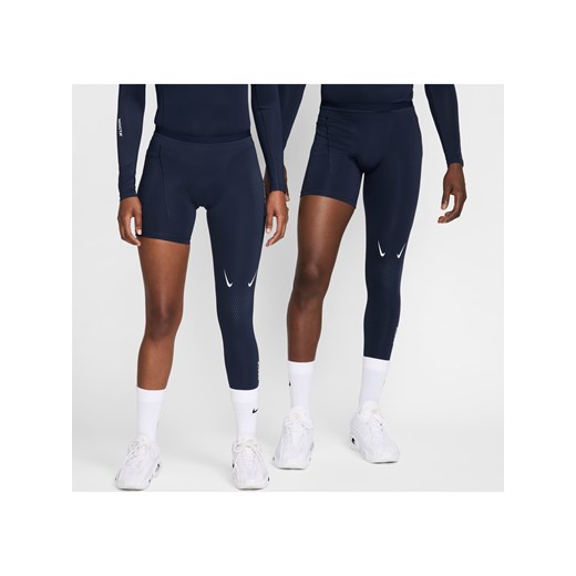 Męskie legginsy do koszykówki z jedną nogawką (lewą) NOCTA - Niebieski Nike M Nike poland