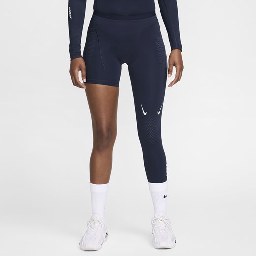 Męskie legginsy do koszykówki z jedną nogawką (lewą) NOCTA - Niebieski Nike XL Nike poland