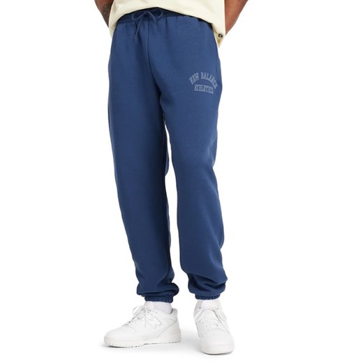 Spodnie New Balance MP43505NNY - niebieskie ze sklepu streetstyle24.pl w kategorii Spodnie męskie - zdjęcie 175128912