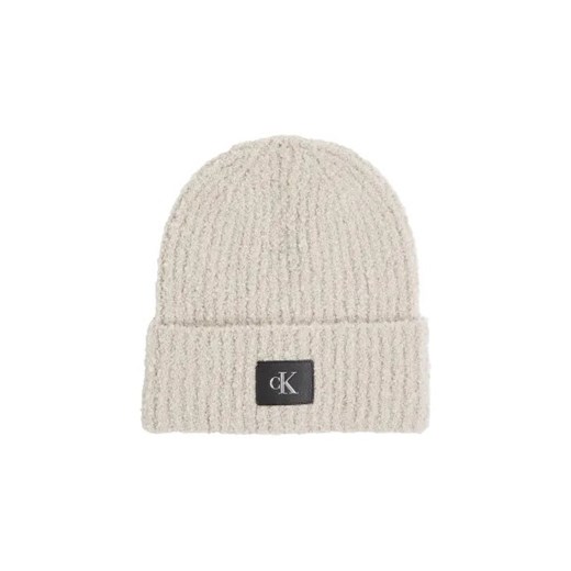 CALVIN KLEIN JEANS Czapka HARDWARE | z dodatkiem wełny ze sklepu Gomez Fashion Store w kategorii Czapki zimowe damskie - zdjęcie 175128942