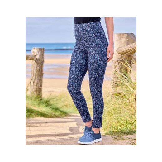 Sportowe legginsy w kropki ze sklepu Atlas For Men w kategorii Spodnie damskie - zdjęcie 175129600