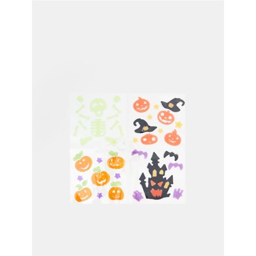 Sinsay - Naklejki na szybę Halloween - pomarańczowy Sinsay One Size Sinsay