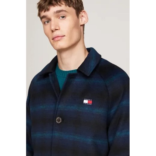 Tommy Jeans Płaszcz | z dodatkiem wełny Tommy Jeans L okazja Gomez Fashion Store