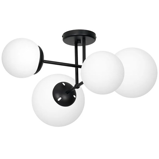 Nowoczesna lampa sufitowa z okrągłymi kloszami - K552-Madson ze sklepu Edinos.pl w kategorii Lampy sufitowe - zdjęcie 175134944