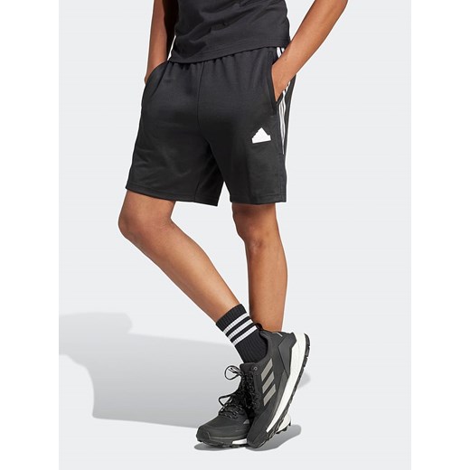 adidas Szorty dresowe w kolorze czarnym ze sklepu Limango Polska w kategorii Spodenki męskie - zdjęcie 175136452