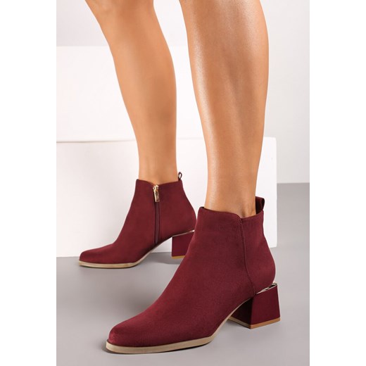 Botki Renee z zamkiem 