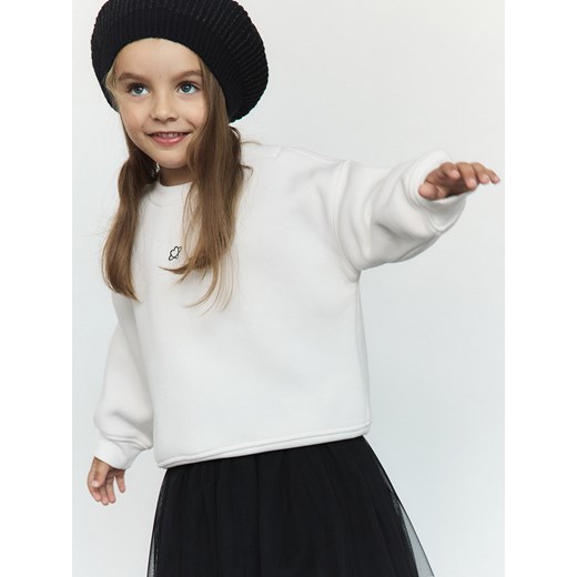 Reserved - Bluza z nadrukiem - złamana biel Reserved 92 (1 Reserved