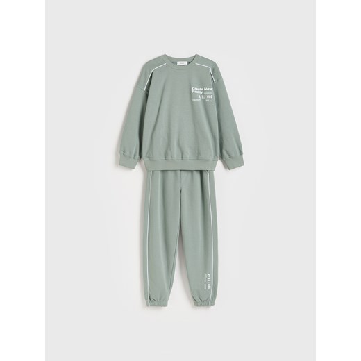 Reserved - Bawełniany komplet - jasnozielony Reserved 146 (10 lat) Reserved