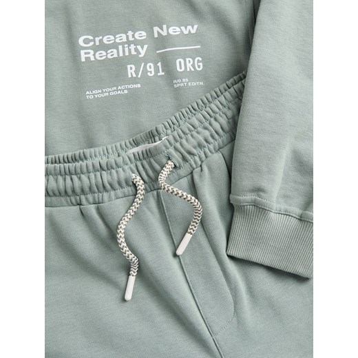 Reserved - Bawełniany komplet - jasnozielony Reserved 122 (6-7 lat) Reserved