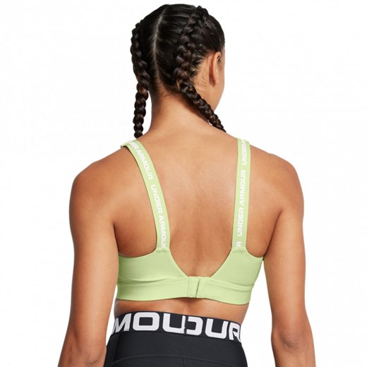 Biustonosz treningowy Under Armour UA Infinity High 2.0 Bra - zielony ze sklepu Sportstylestory.com w kategorii Biustonosze - zdjęcie 175141073