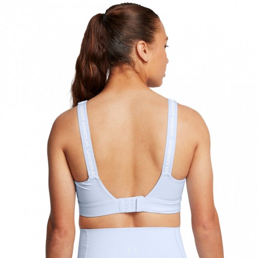 Biustonosz treningowy Under Armour UA Infinity High 2.0 Bra - niebieski ze sklepu Sportstylestory.com w kategorii Biustonosze - zdjęcie 175141084