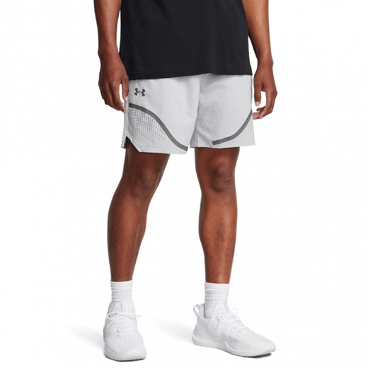 Męskie spodenki treningowe Under Armour UA Vanish Woven 6in Grph Sts - szare Under Armour L Sportstylestory.com