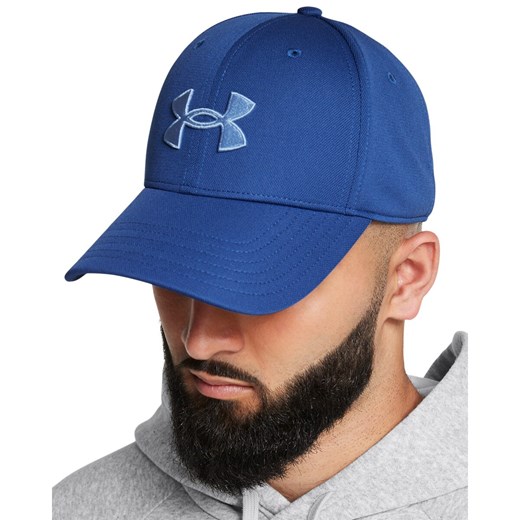 Męska czapka z daszkiem Under Armour Men's UA Blitzing Adj - niebieska ze sklepu Sportstylestory.com w kategorii Czapki z daszkiem męskie - zdjęcie 175141483