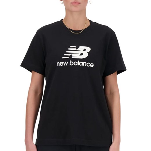 Koszulka New Balance WT41502BK - czarna ze sklepu streetstyle24.pl w kategorii Bluzki damskie - zdjęcie 175141643