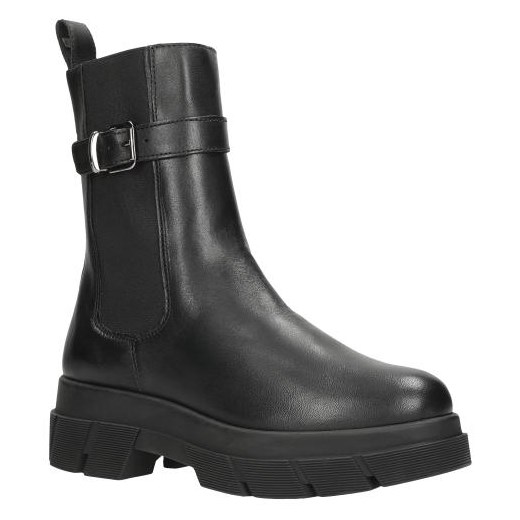 Botki Wojas ze skóry na zamek 