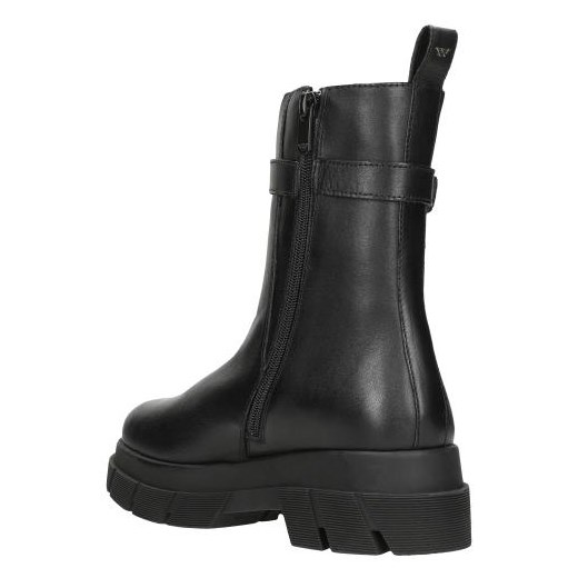 Botki Wojas ze skóry na zamek casual na zimę 