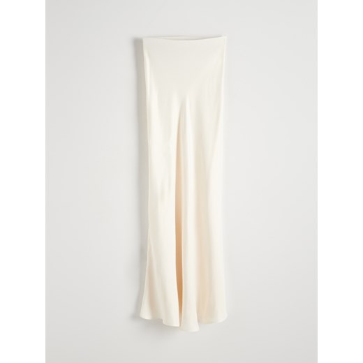 Reserved - Spódnica maxi z wiskozy - biały ze sklepu Reserved w kategorii Spódnice - zdjęcie 175143863