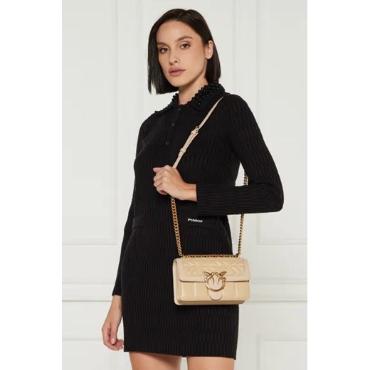 Pinko Skórzana torebka na ramię LOVE ONE MINI DC Pinko One Size Gomez Fashion Store