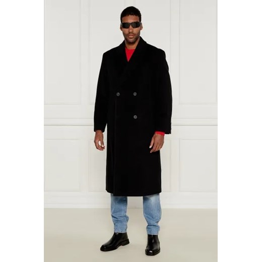 HUGO Wełniany płaszcz Menci2441 ze sklepu Gomez Fashion Store w kategorii Płaszcze męskie - zdjęcie 175146893