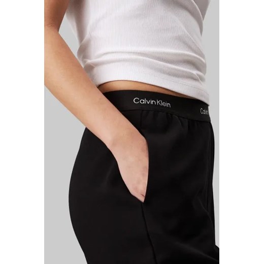 CALVIN KLEIN JEANS Spodnie dzianinowe | flare fit L Gomez Fashion Store