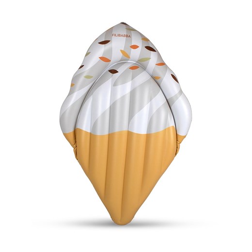 Filibabba Dmuchany materac &quot;Ice cream&quot; w kolorze żółto-białym - 135 x 85 cm - 3+ ze sklepu Limango Polska w kategorii Pozostałe wyposażenie ogrodowe - zdjęcie 175147243