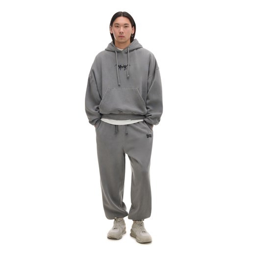 Cropp - Bluza hoodie z naszywką - czarny Cropp L Cropp