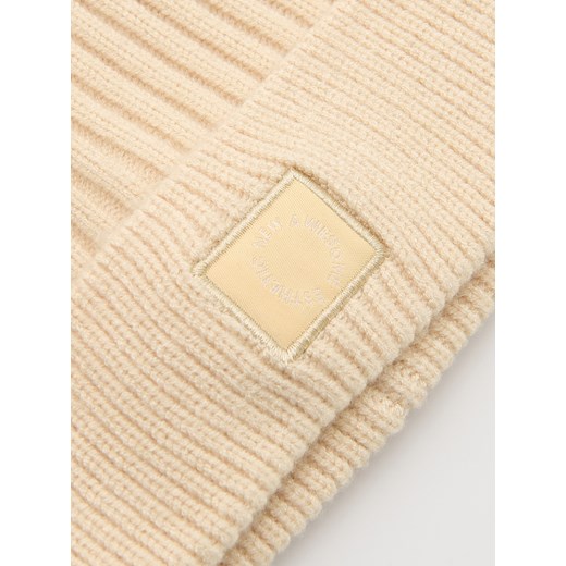 Reserved - Dzianinowa czapka z wiskozą - złamana biel Reserved 9-13 lat Reserved