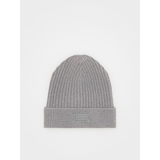 Reserved - Czapka beanie z wiskozą - jasnoszary Reserved 9-13 lat Reserved
