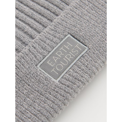 Reserved - Czapka beanie z wiskozą - jasnoszary Reserved 5-9 lat Reserved