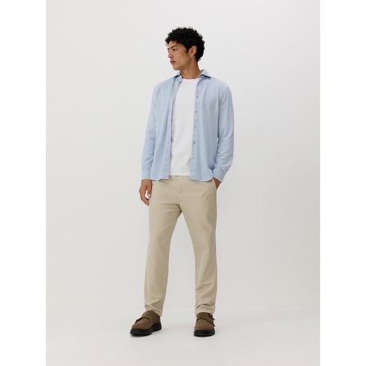 Reserved - Koszula slim fit w paski - jasnoniebieski Reserved M Reserved