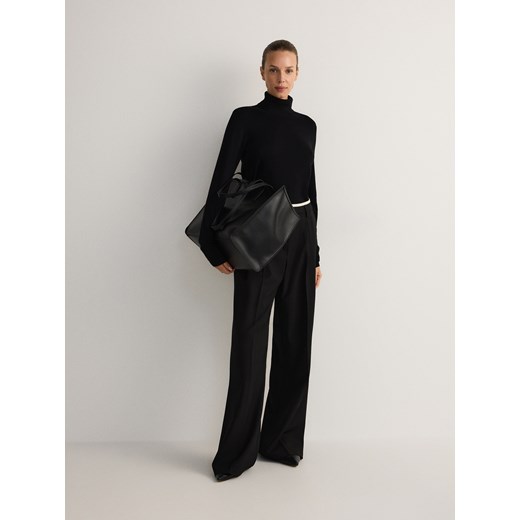 Reserved - Golf z wiskozą - czarny Reserved XS Reserved