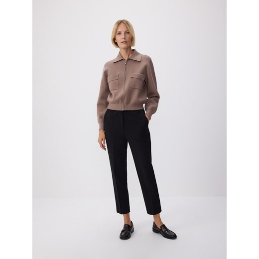 Reserved - Spodnie jogger z wiskozą - czarny Reserved XL Reserved