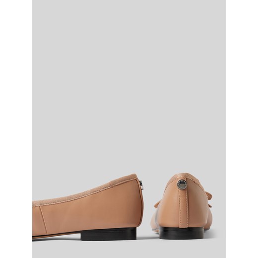 Baleriny skórzane z wiązanym detalem model ‘ELLISON’ Steve Madden 39 Peek&Cloppenburg