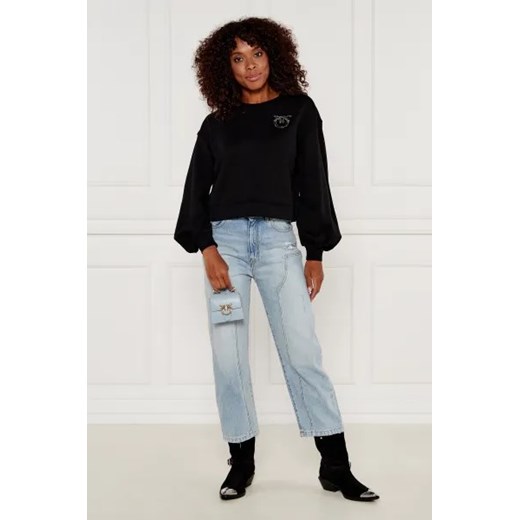 Pinko Skórzana torebka na ramię LOVE ONE MICRO Pinko One Size Gomez Fashion Store