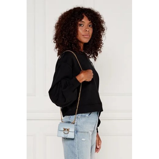 Pinko Skórzana torebka na ramię LOVE ONE MICRO Pinko One Size Gomez Fashion Store