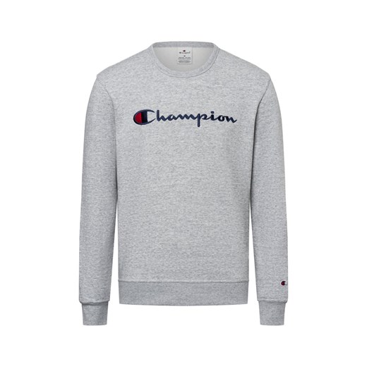 Champion Bluza męska Mężczyźni Bawełna szary nadruk ze sklepu vangraaf w kategorii Bluzy męskie - zdjęcie 175155674