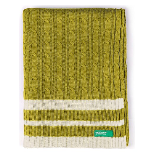 Benetton Pled w kolorze żółtym ze sklepu Limango Polska w kategorii Tekstylia - zdjęcie 175158284