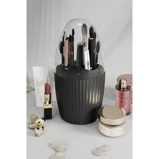 Violeta Home Organizer w kolorze czarnym na przybory do makijażu - wys. 25 x Ø Violeta Home onesize okazyjna cena Limango Polska