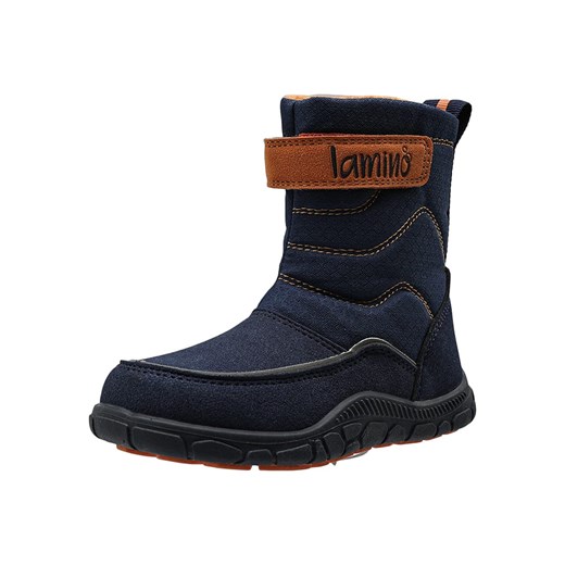 lamino Botki zimowe w kolorze granatowym do chodzenia na boso Lamino 25 promocja Limango Polska