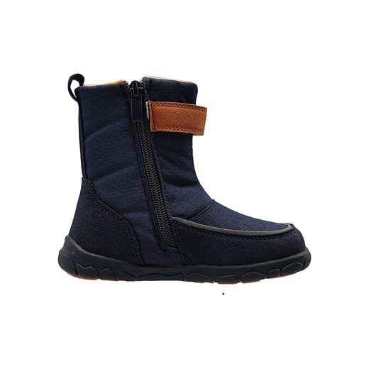 lamino Botki zimowe w kolorze granatowym do chodzenia na boso Lamino 25 wyprzedaż Limango Polska