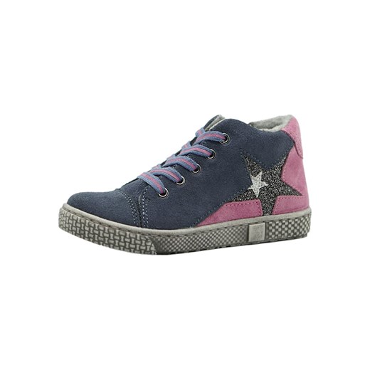 lamino Skórzane sneakersy w kolorze granatowo-różowym Lamino 29 Limango Polska promocja