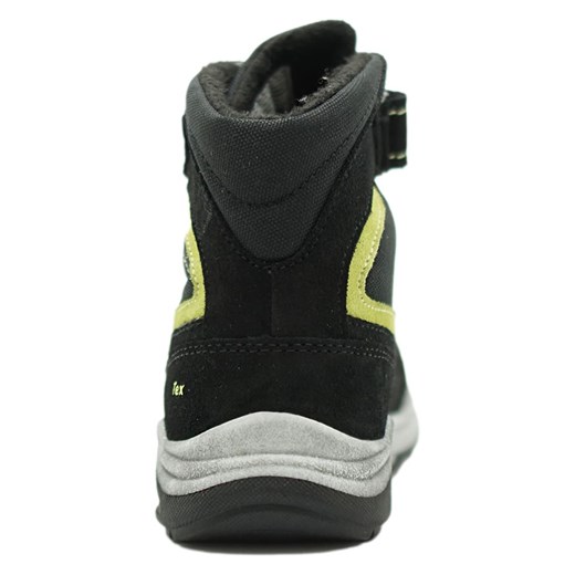 lamino Skórzane botki zimowe w kolorze czarnym Lamino 36 wyprzedaż Limango Polska