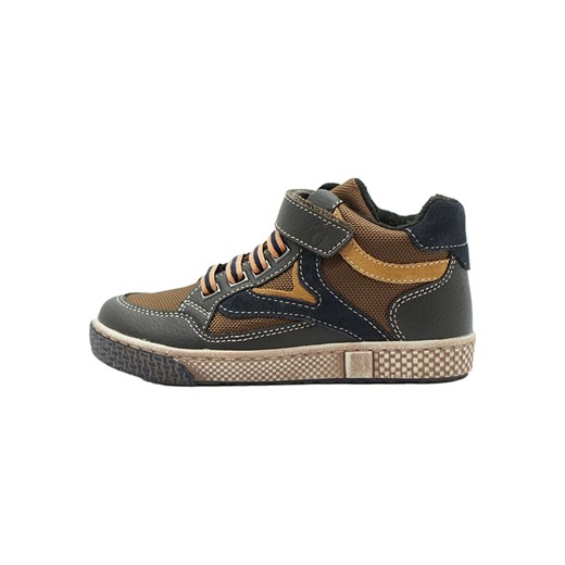 lamino Skórzane sneakersy w kolorze żółto-czarnym ze sklepu Limango Polska w kategorii Buty sportowe dziecięce - zdjęcie 175159454