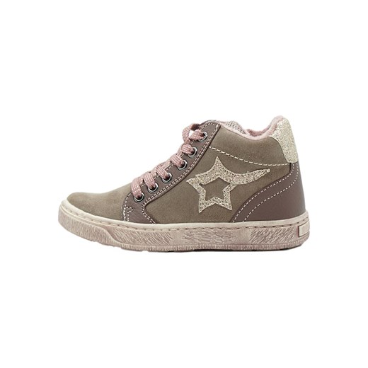 lamino Skórzane sneakersy w kolorze khaki ze sklepu Limango Polska w kategorii Buty sportowe dziecięce - zdjęcie 175159461