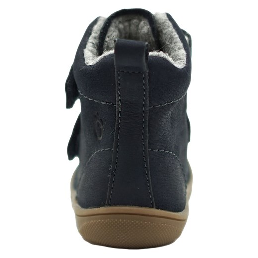 lamino Skórzane botki w kolorze granatowym Lamino 25 Limango Polska wyprzedaż