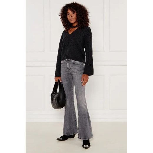 Pinko Wełniany sweter APHRODITE GIANT | Loose fit | z dodatkiem kaszmiru Pinko XXS Gomez Fashion Store