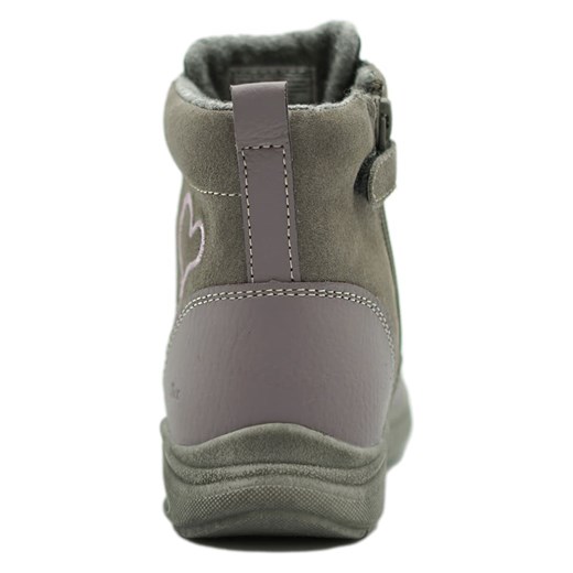 lamino Skórzane botki w kolorze szarym Lamino 28 wyprzedaż Limango Polska