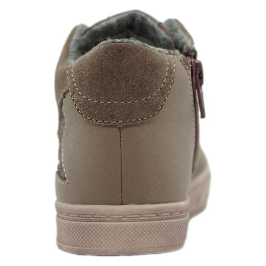 lamino Skórzane sneakersy w kolorze khaki Lamino 29 wyprzedaż Limango Polska