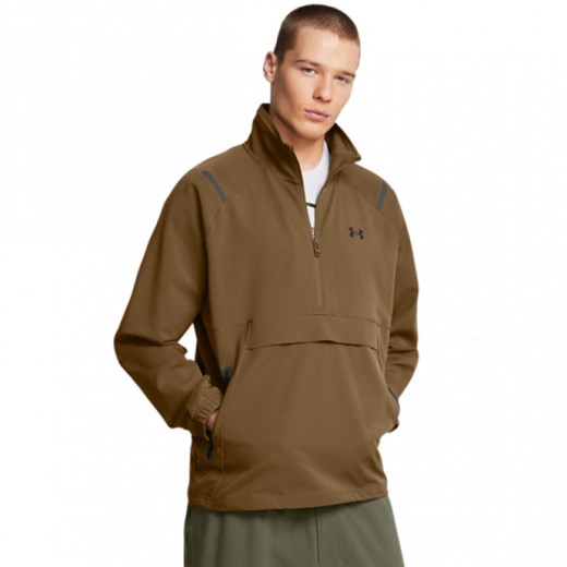 Męska kurtka przejściowa Under Armour UA Unstoppable Anorak Lc - brązowa ze sklepu Sportstylestory.com w kategorii Kurtki męskie - zdjęcie 175165341