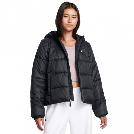 Damska kurtka puchowa pikowana Under Armour Lw Insulate Jacket - czarna ze sklepu Sportstylestory.com w kategorii Kurtki damskie - zdjęcie 175165494